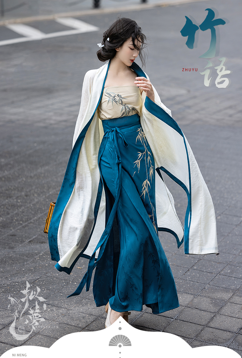 hanfu chinese trditional hanfu newmoondance nuwa nuwahanfu qipao mamian dress skirt