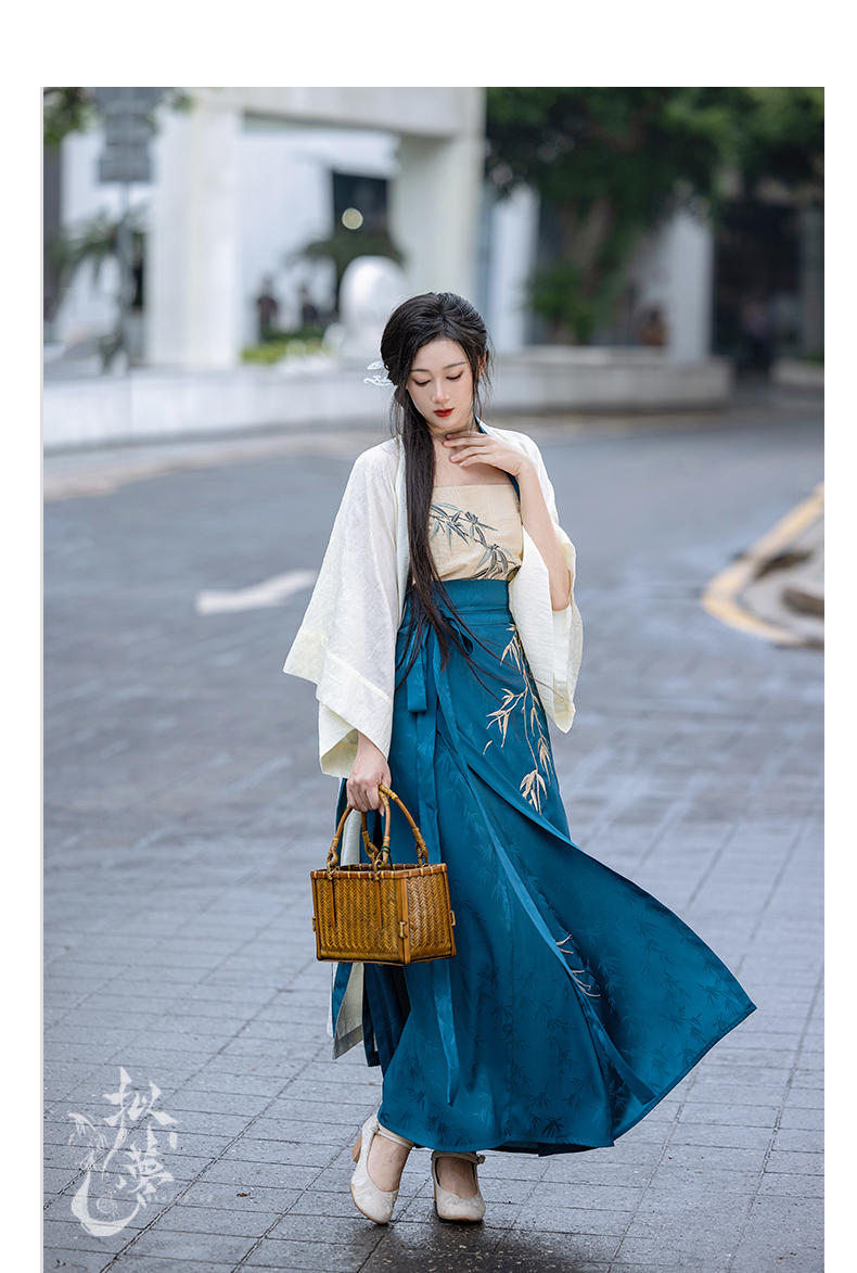 hanfu chinese trditional hanfu newmoondance nuwa nuwahanfu qipao mamian dress skirt