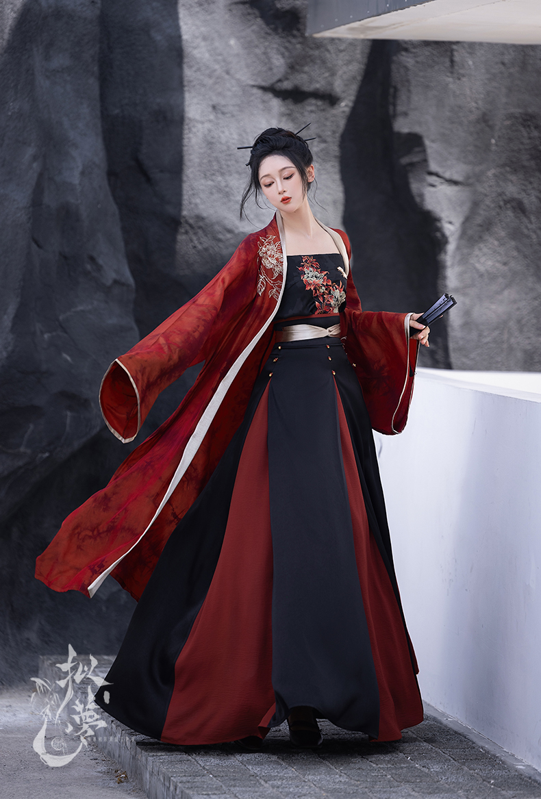 hanfu chinese trditional hanfu newmoondance nuwa nuwahanfu qipao mamian dress skirt