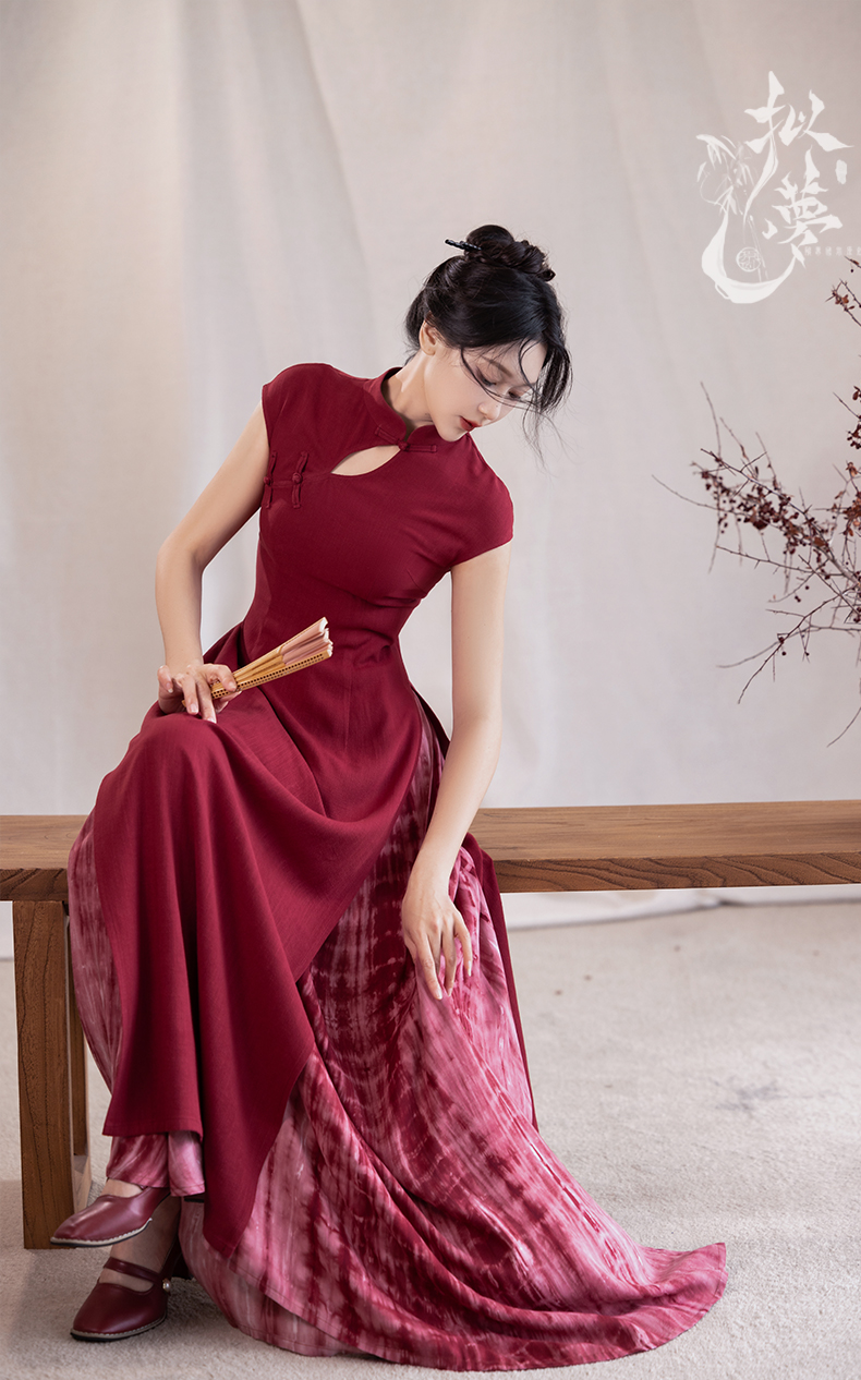 hanfu chinese trditional hanfu newmoondance nuwa nuwahanfu qipao mamian dress skirt