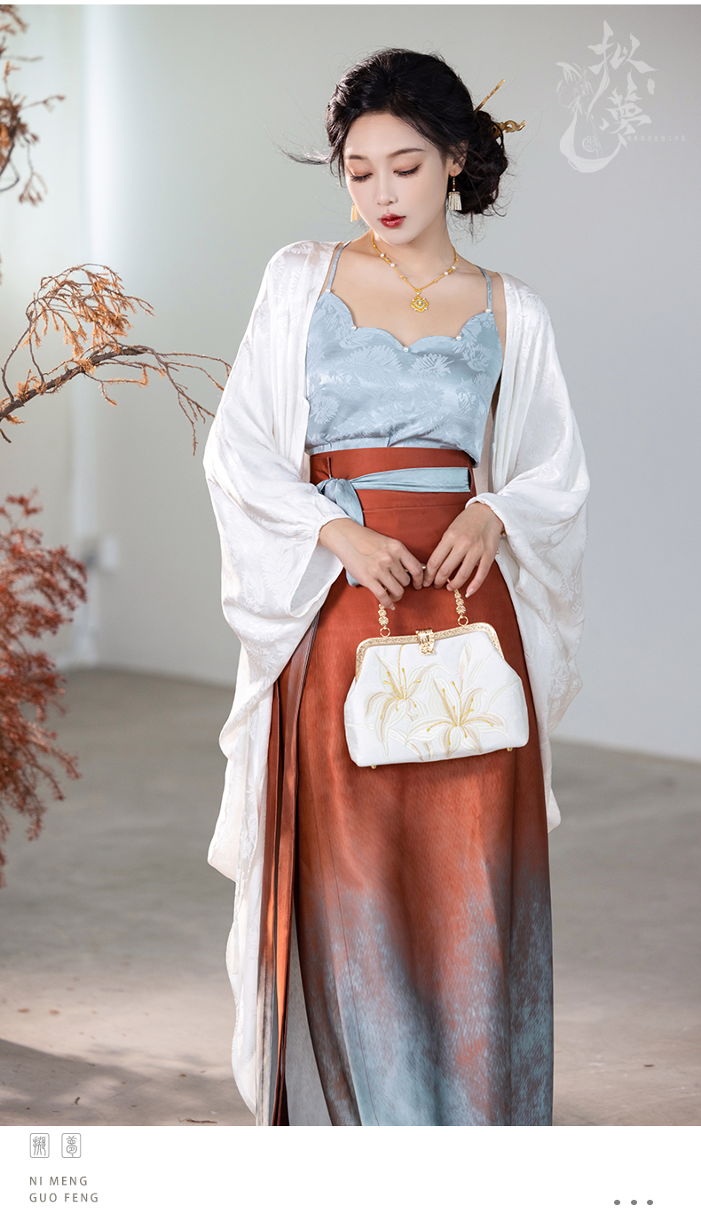 hanfu chinese trditional hanfu newmoondance nuwa nuwahanfu qipao mamian dress skirt