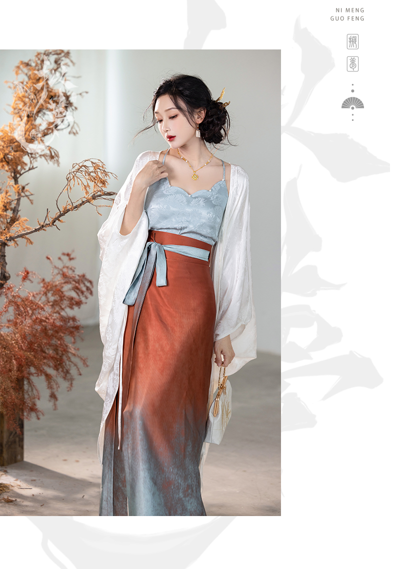 hanfu chinese trditional hanfu newmoondance nuwa nuwahanfu qipao mamian dress skirt