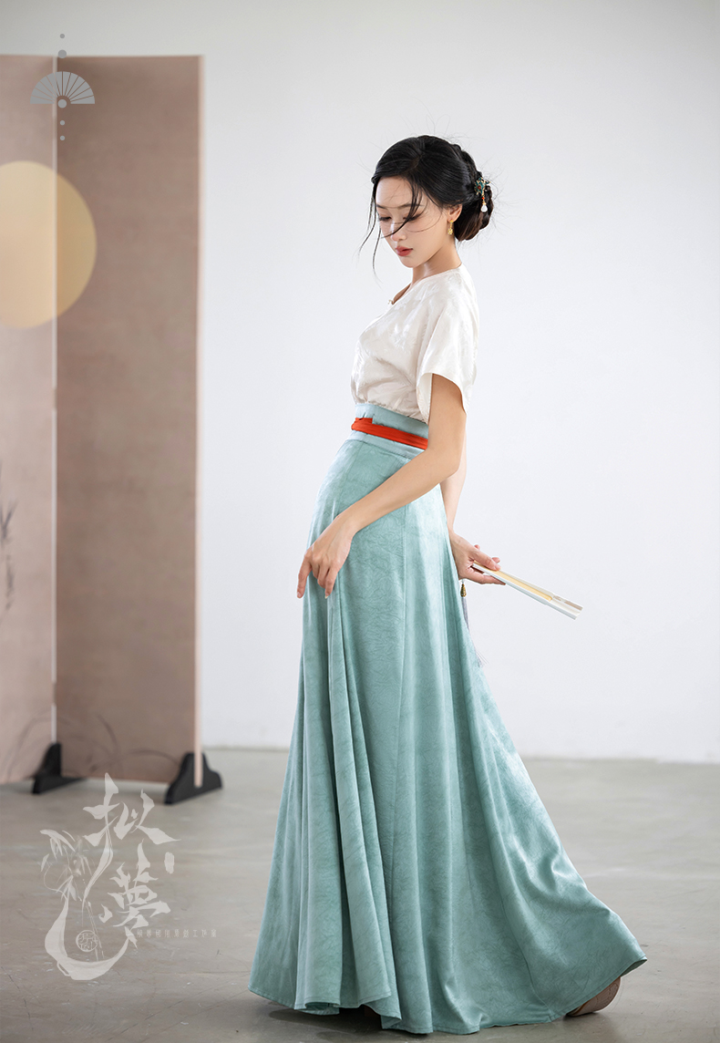 hanfu chinese trditional hanfu newmoondance nuwa nuwahanfu qipao mamian dress skirt