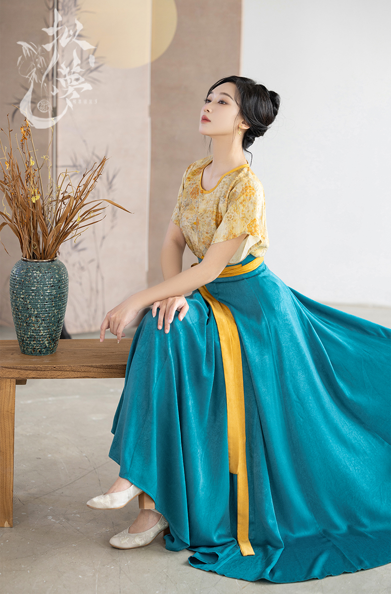 hanfu chinese trditional hanfu newmoondance nuwa nuwahanfu qipao mamian dress skirt