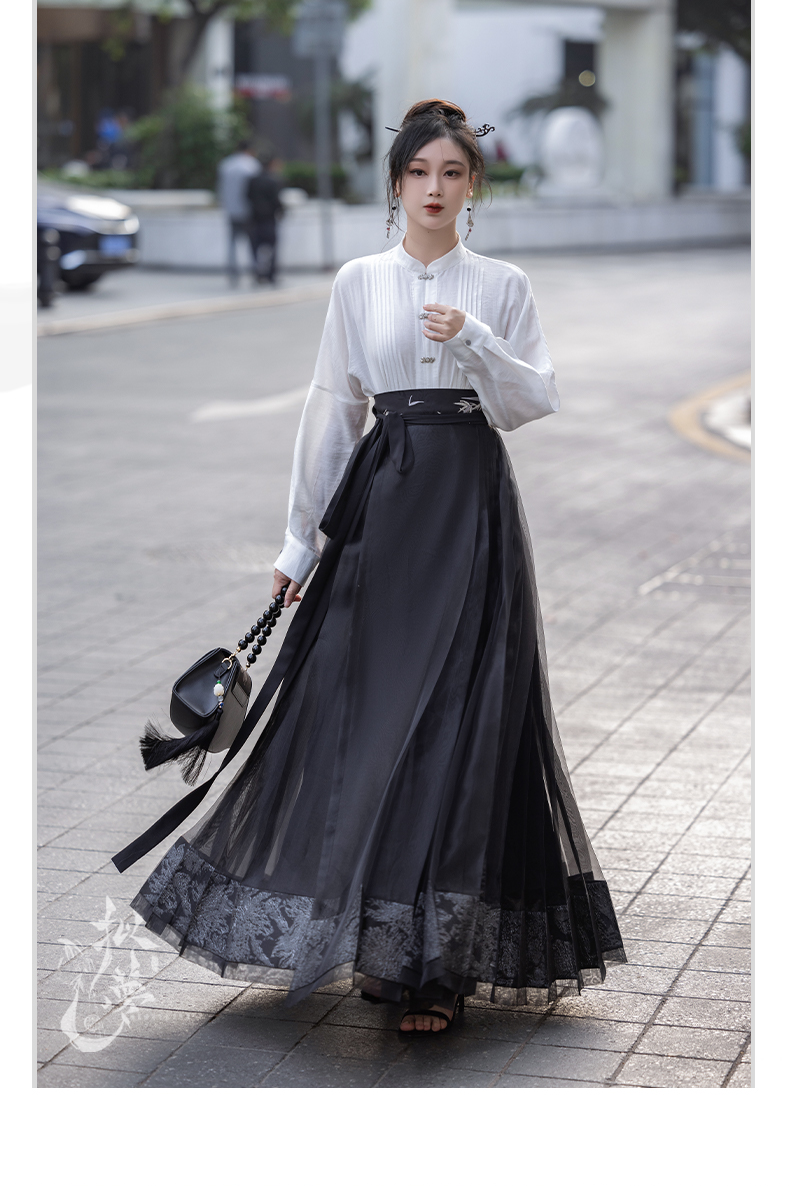 hanfu chinese trditional hanfu newmoondance nuwa nuwahanfu qipao mamian dress skirt