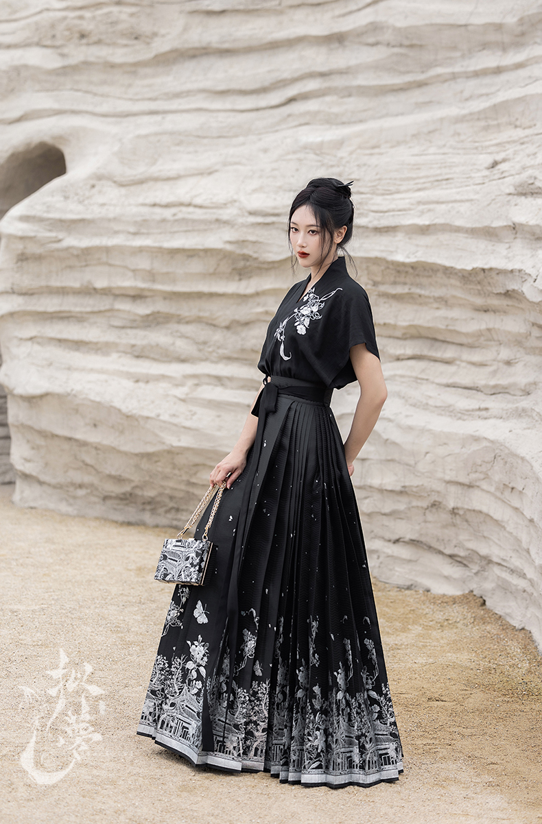 hanfu chinese trditional hanfu newmoondance nuwa nuwahanfu qipao mamian dress skirt