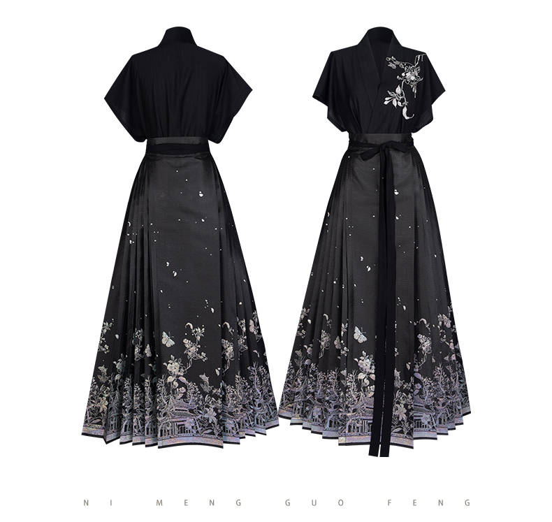 hanfu chinese trditional hanfu newmoondance nuwa nuwahanfu qipao mamian dress skirt