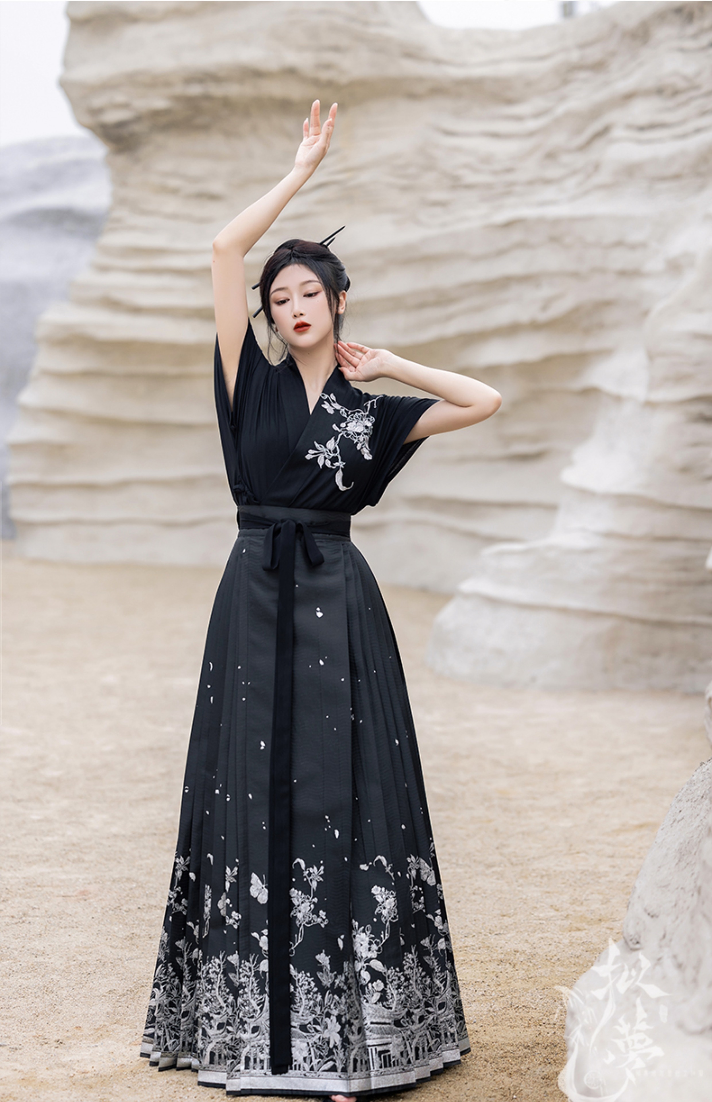 hanfu chinese trditional hanfu newmoondance nuwa nuwahanfu qipao mamian dress skirt