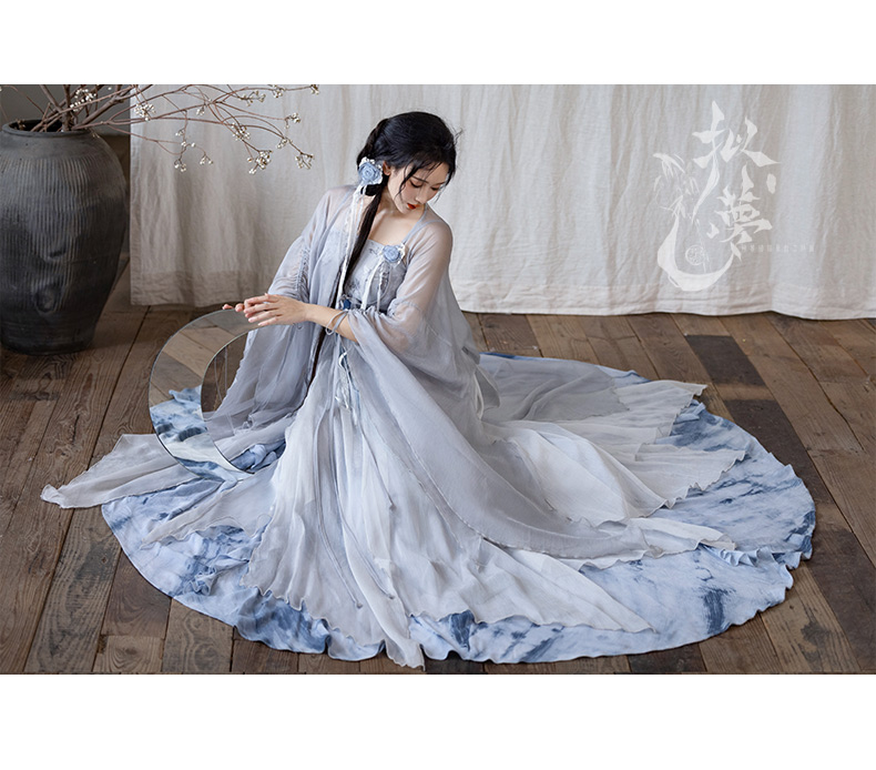 hanfu chinese trditional hanfu newmoondance nuwa nuwahanfu qipao mamian dress skirt