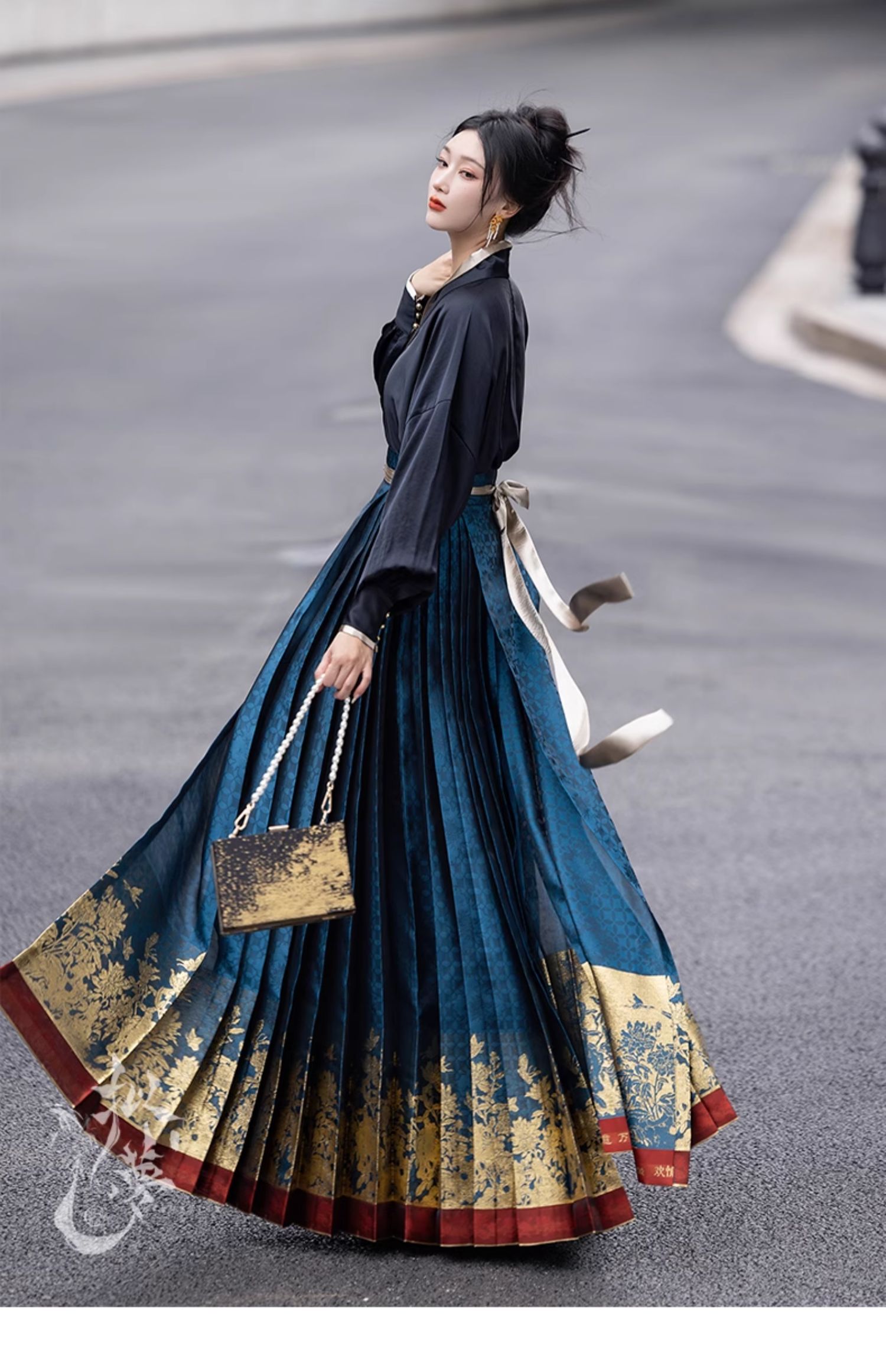 hanfu chinese trditional hanfu newmoondance nuwa nuwahanfu qipao mamian dress skirt