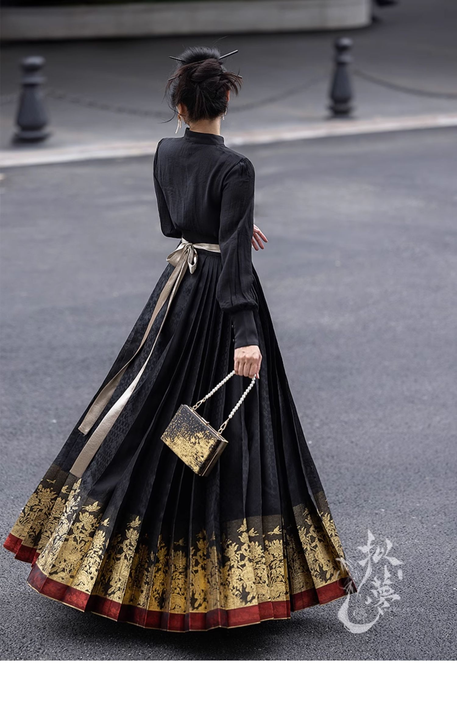 hanfu chinese trditional hanfu newmoondance nuwa nuwahanfu qipao mamian dress skirt