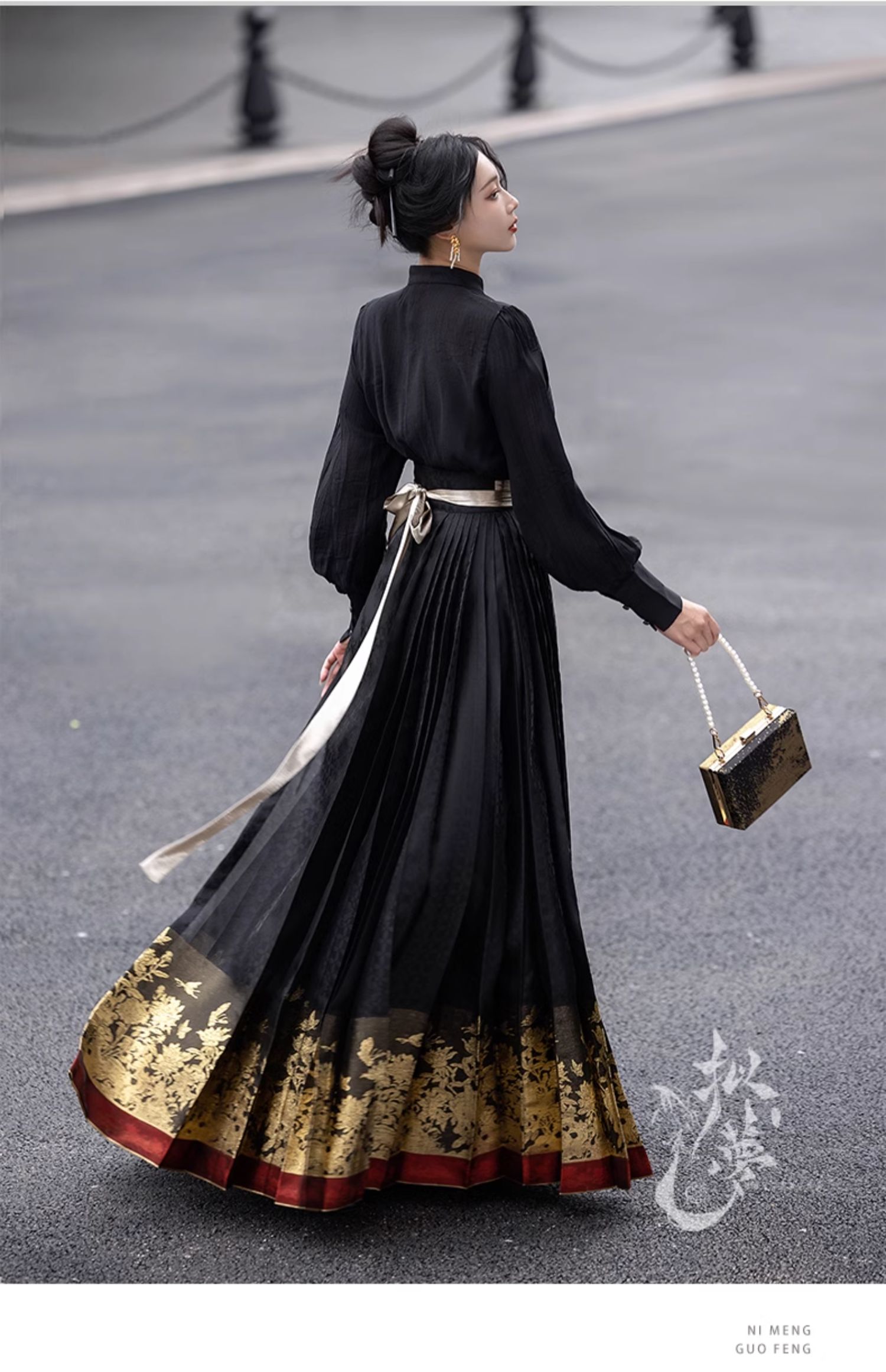 hanfu chinese trditional hanfu newmoondance nuwa nuwahanfu qipao mamian dress skirt