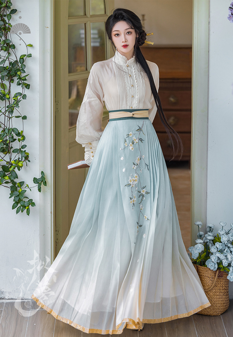 hanfu chinese trditional hanfu newmoondance nuwa nuwahanfu qipao mamian dress skirt