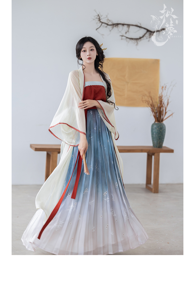 hanfu chinese trditional hanfu newmoondance nuwa nuwahanfu qipao mamian dress skirt