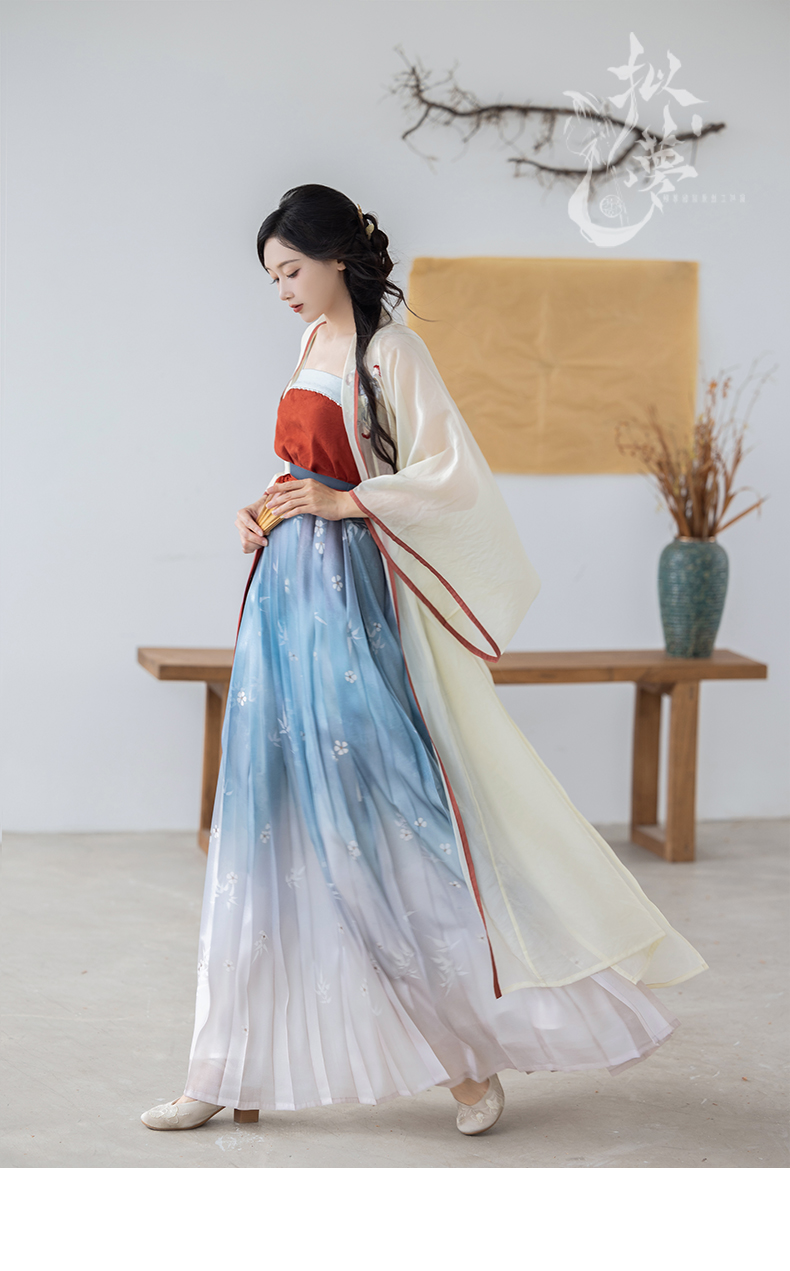 hanfu chinese trditional hanfu newmoondance nuwa nuwahanfu qipao mamian dress skirt