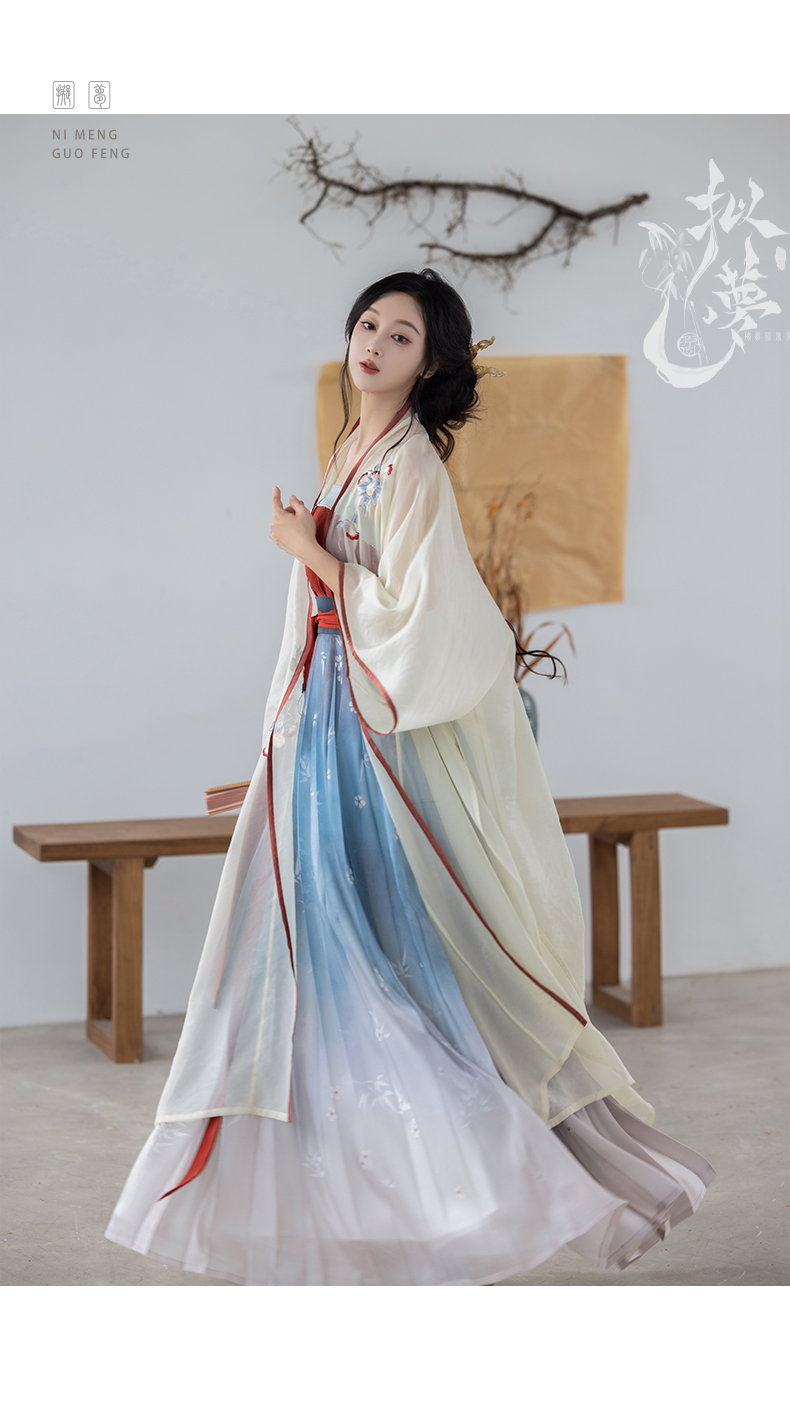 hanfu chinese trditional hanfu newmoondance nuwa nuwahanfu qipao mamian dress skirt