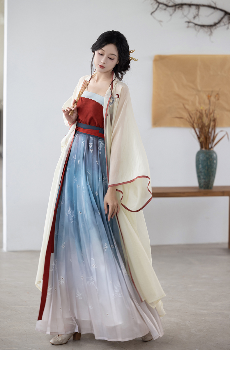 hanfu chinese trditional hanfu newmoondance nuwa nuwahanfu qipao mamian dress skirt