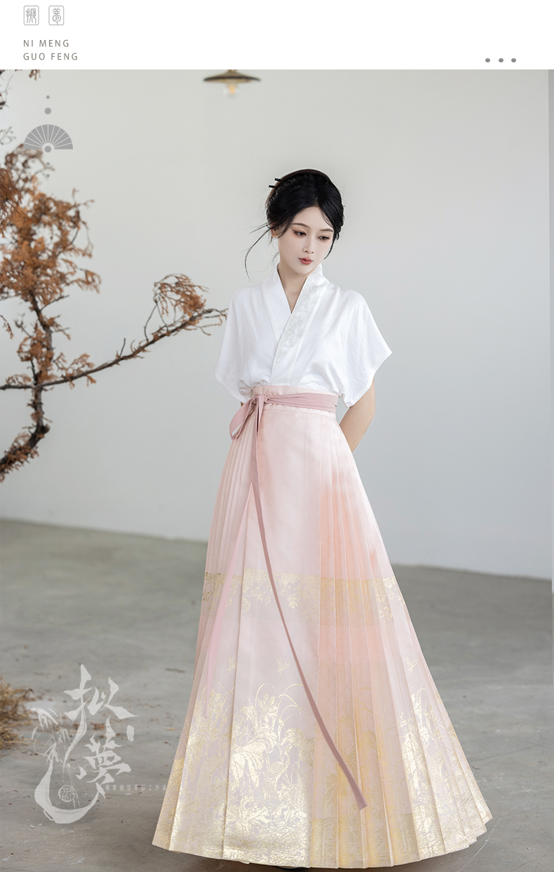 hanfu chinese trditional hanfu newmoondance nuwa nuwahanfu qipao mamian dress skirt