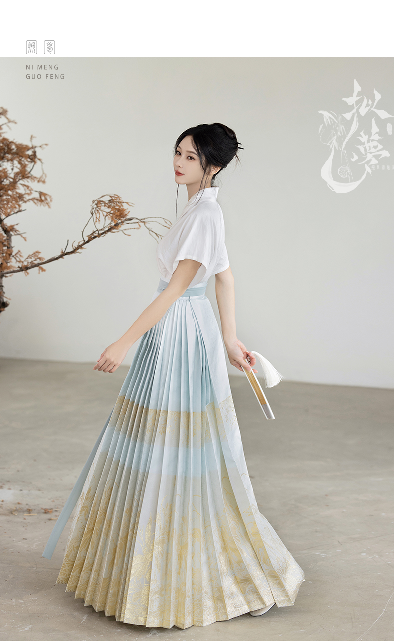 hanfu chinese trditional hanfu newmoondance nuwa nuwahanfu qipao mamian dress skirt